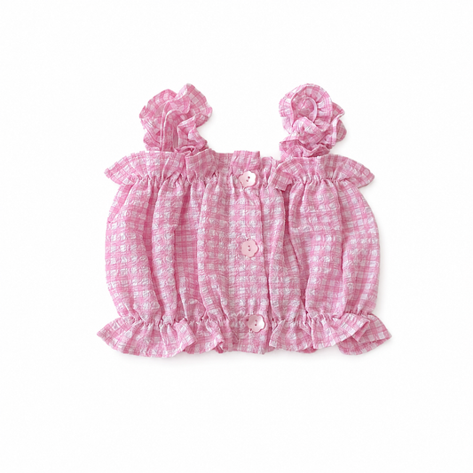 Shay Gingham Top