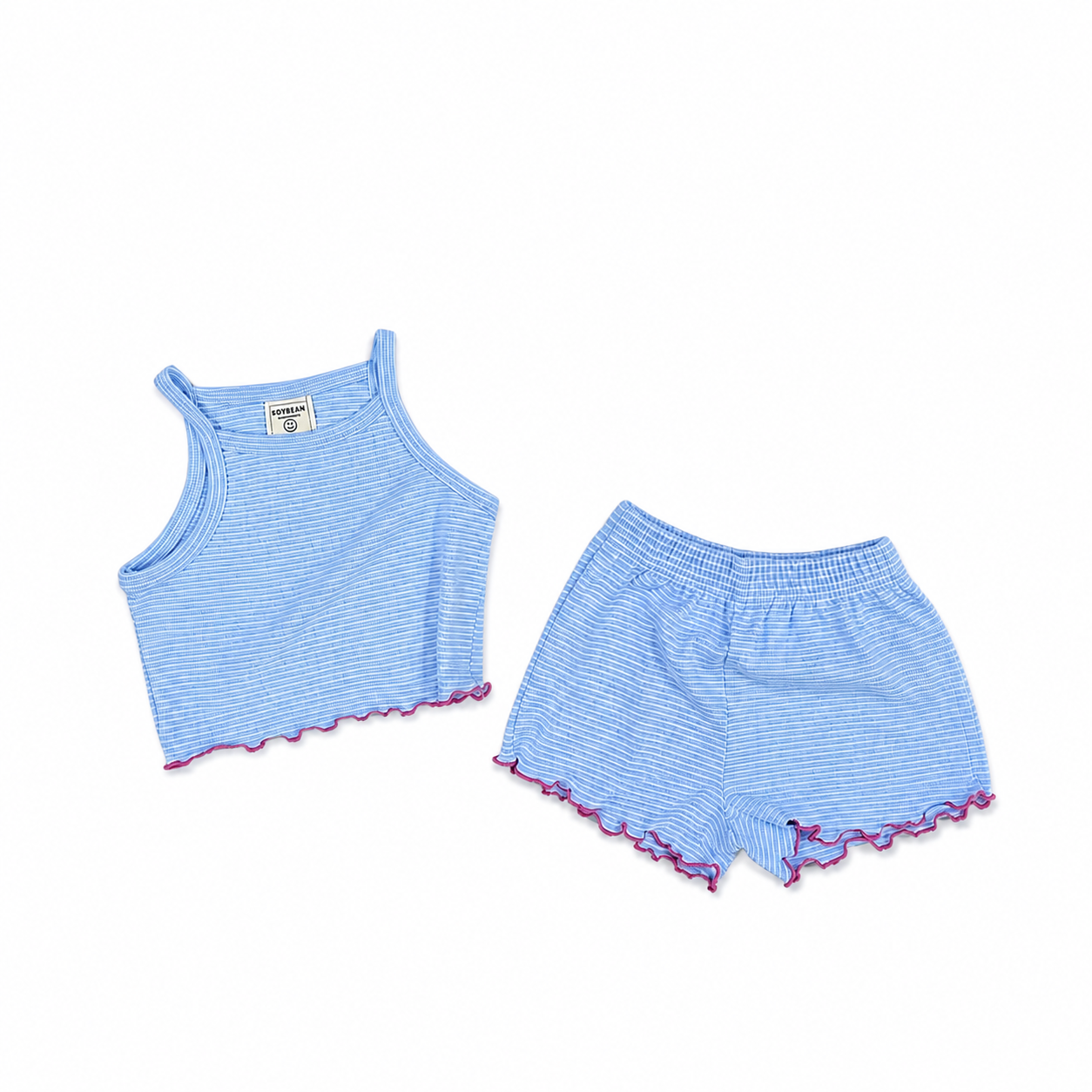 Striped Frill Set