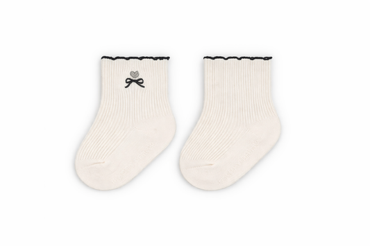 Bow & Heart Socks