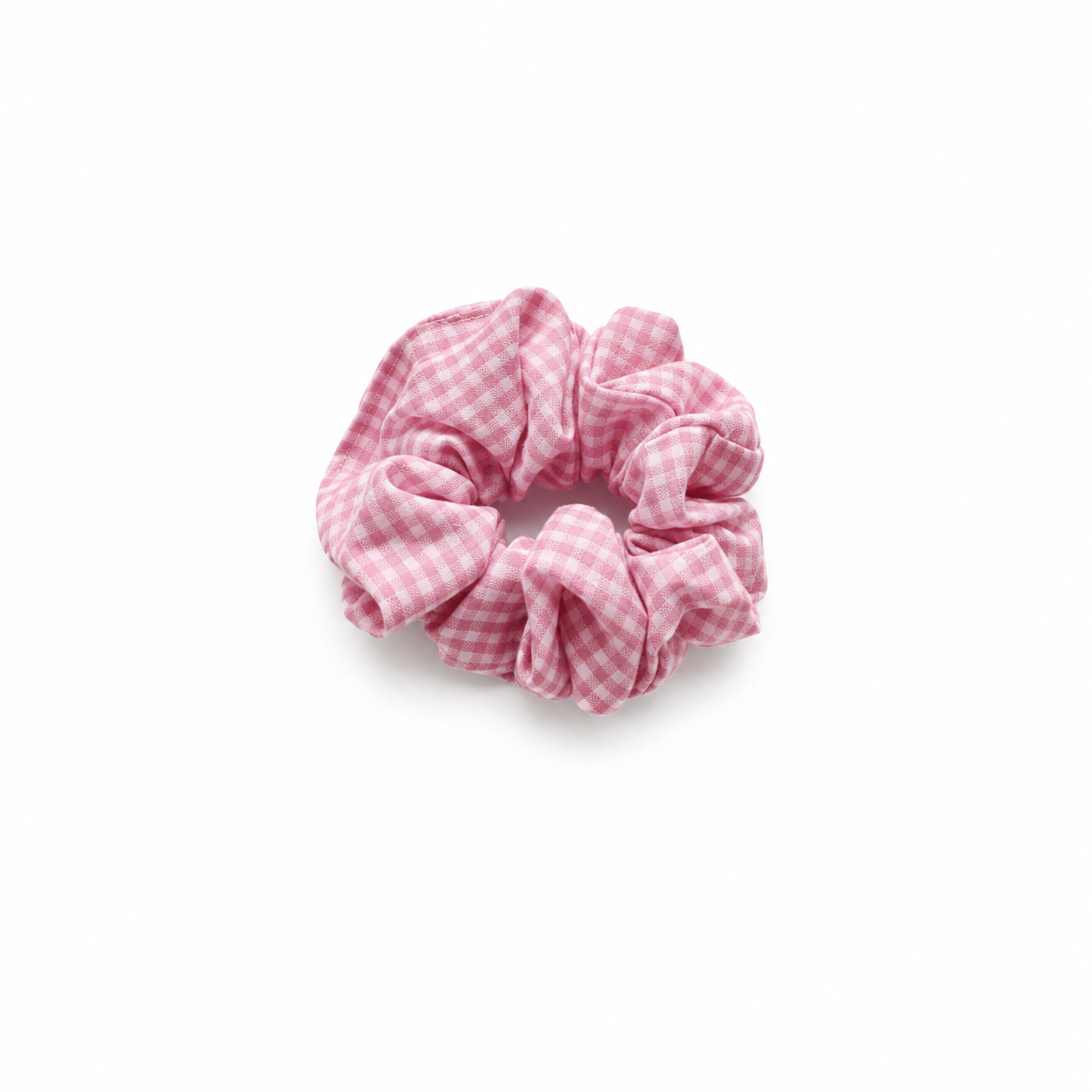 Check Mini Scrunchie