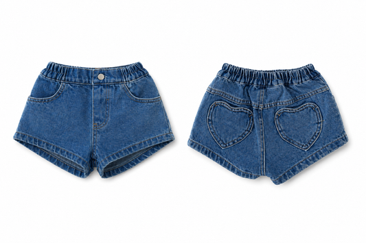 Heart pocket shorts