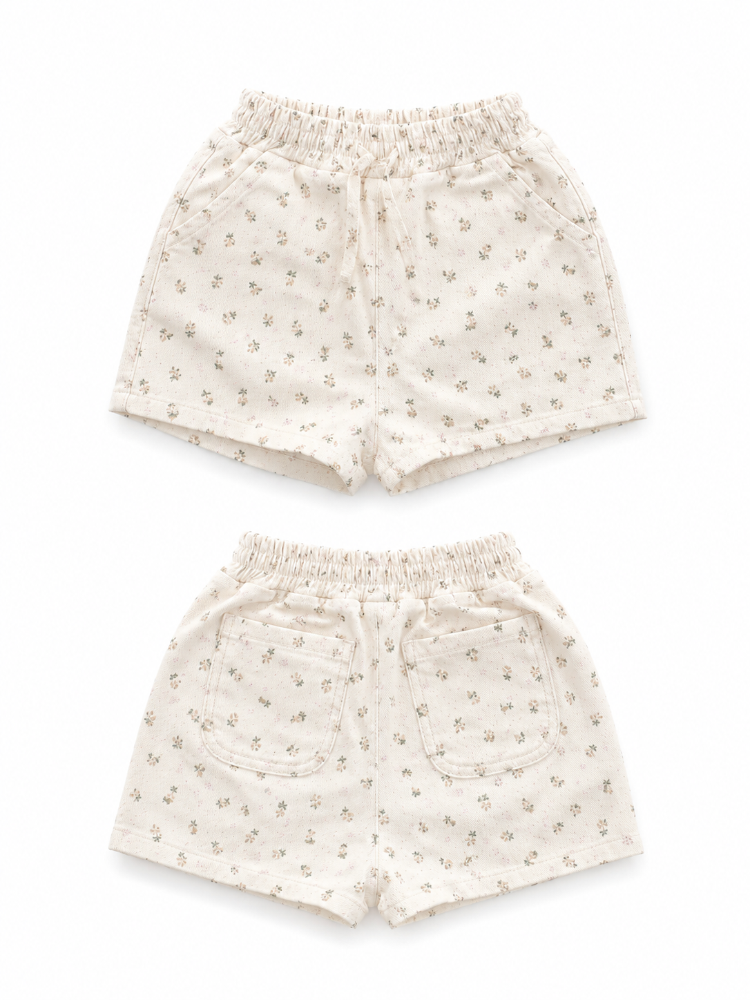 Floral Denim Shorts