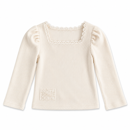 Rose Square neck top