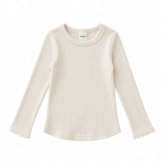 Ivory Mala ribbed Tee