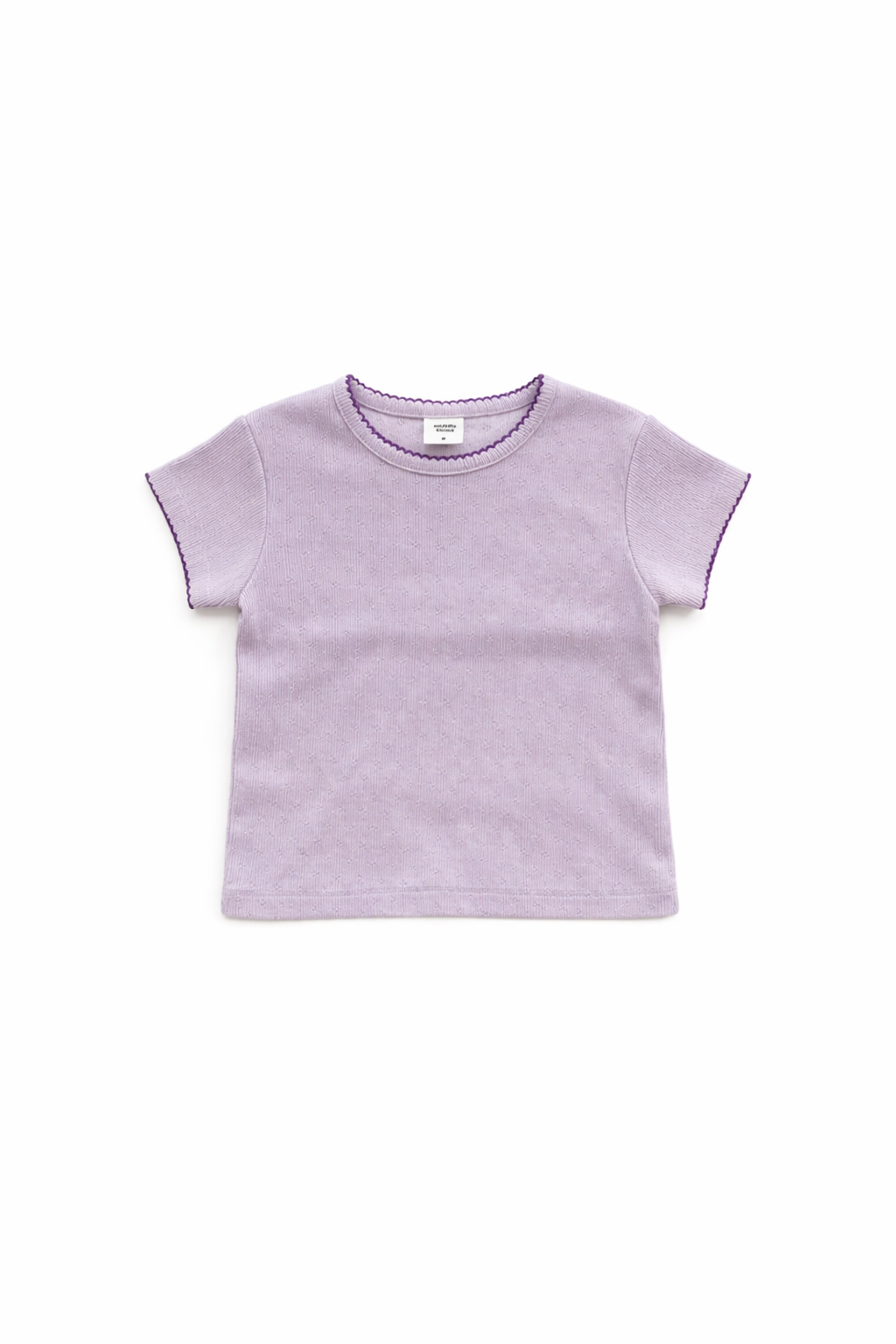 Tonal stitch tee