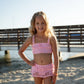 PREORDER-Pink Crochet Skirted Bikini