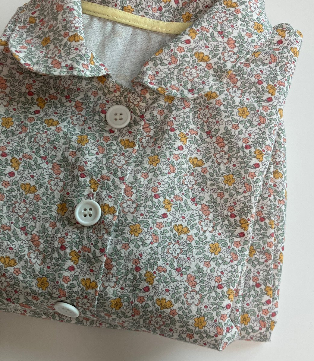 Button Front Pajama Set