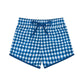 Gingham Swim Trunks