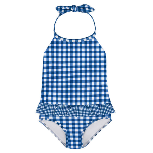 Ruffle Halter One Piece