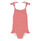 Floral Gingham One Piece