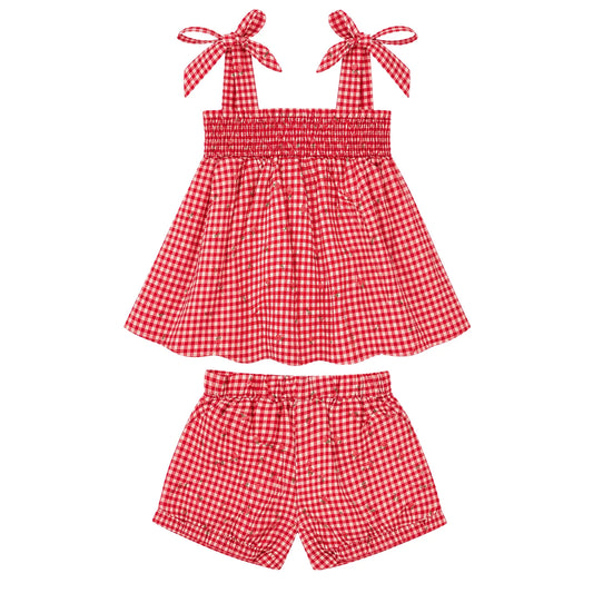 Gingham Short Set