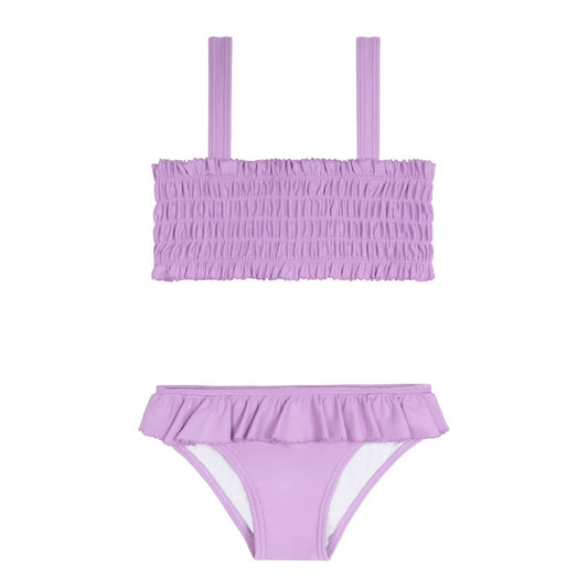 Orchid Smocked Bikini