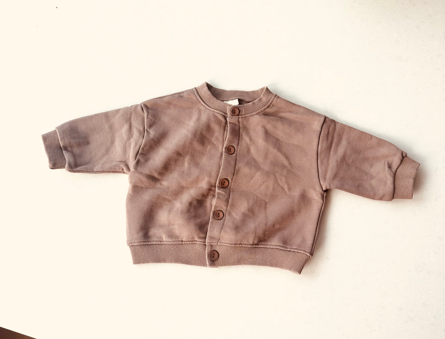 Button Front Sweatshirt cardigan