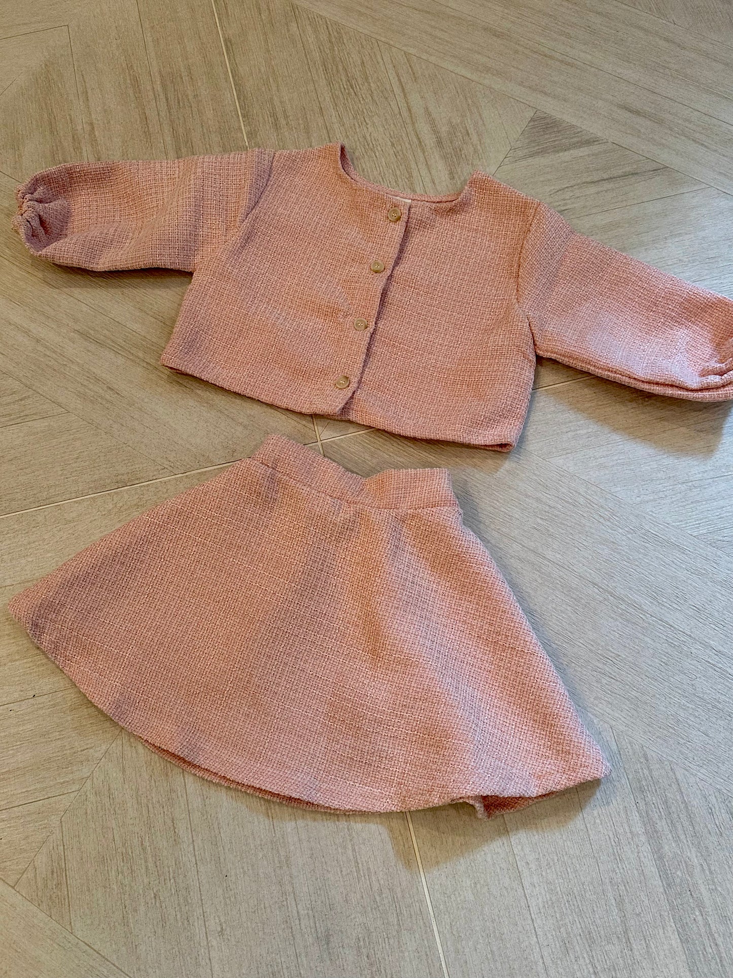 Tweed Skirt set