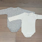 Set of 2 pointelle bodysuits