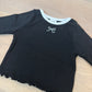Ribbon ribbed tee