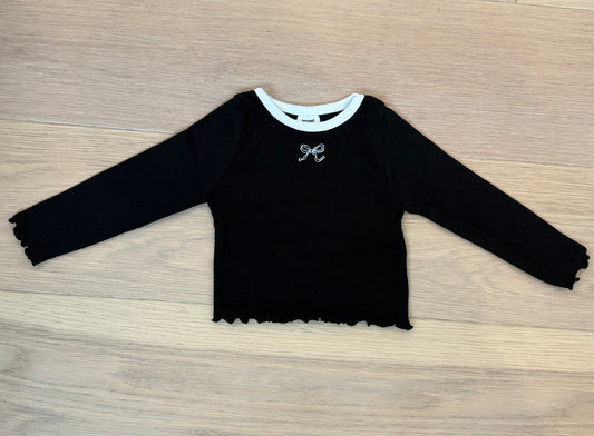 Ribbon ribbed tee