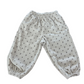 Floral corduroy jogger pants