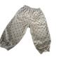 Floral corduroy jogger pants