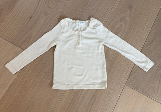 Ribbed Henley Top