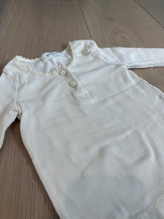 Ribbed Henley Top