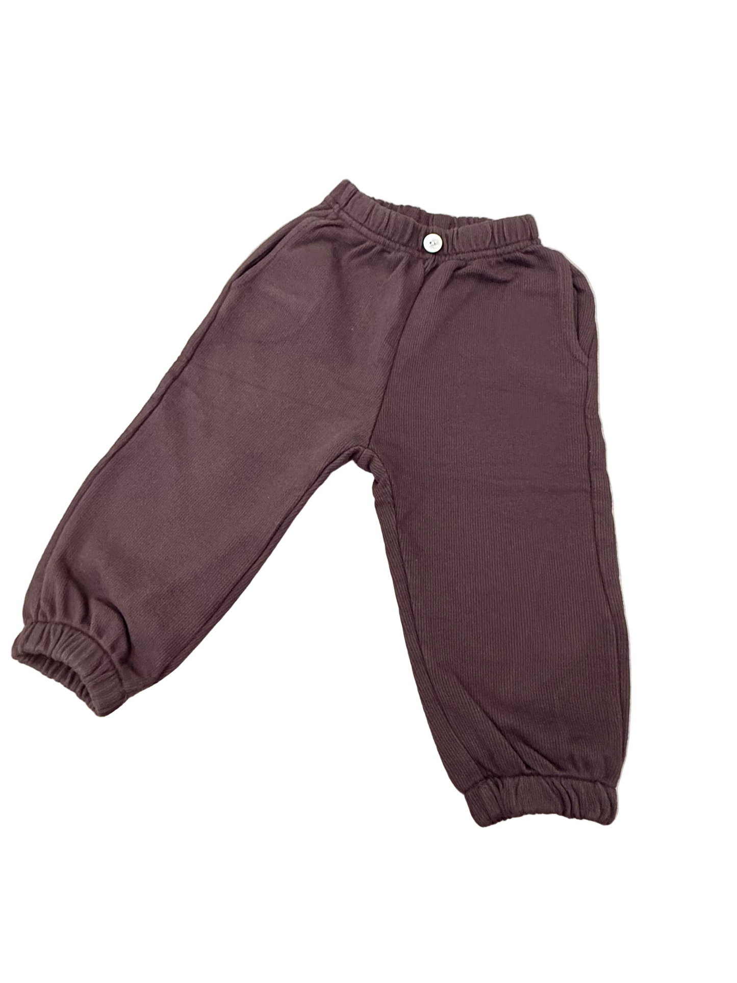 Ribbed jogger pants