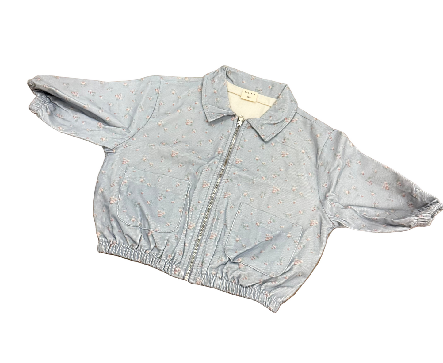 Floral corduroy jacket