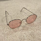 Round Pink Sunglasses