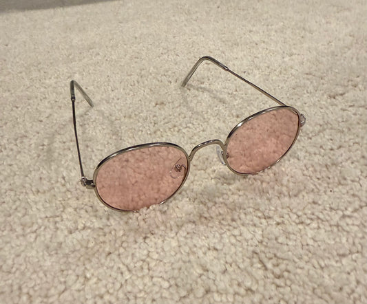 Round Pink Sunglasses