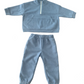 Half zip ribbed set