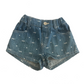 Ribbon Jean Shorts