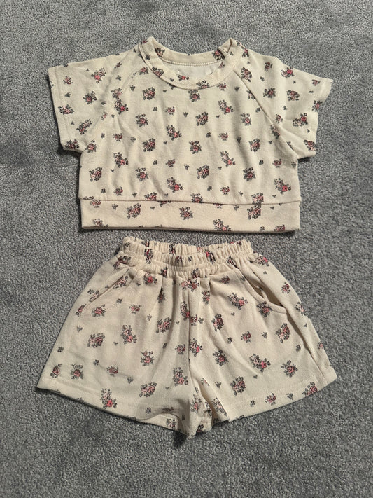 Floral Terry Set