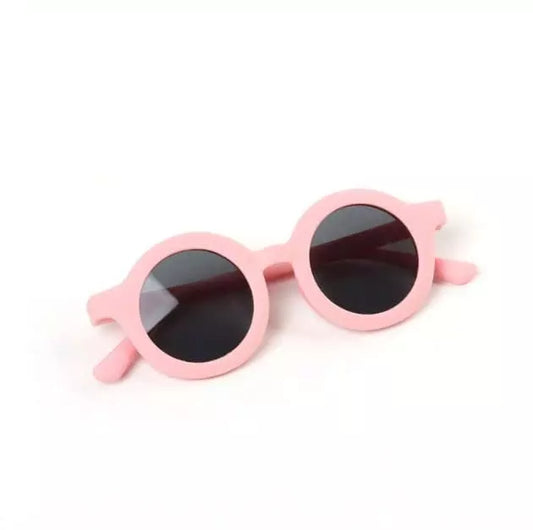 Pink Round sunglasses