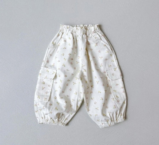 Petit Floral Cargo Pants