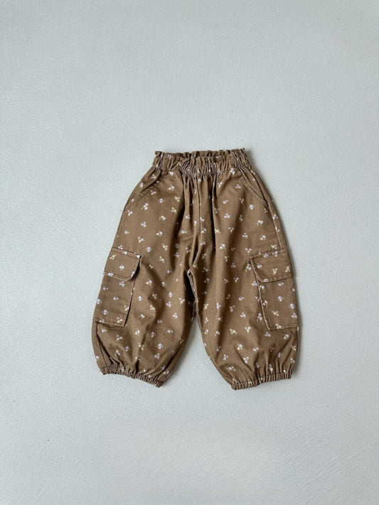 Petit Floral Cargo Pants