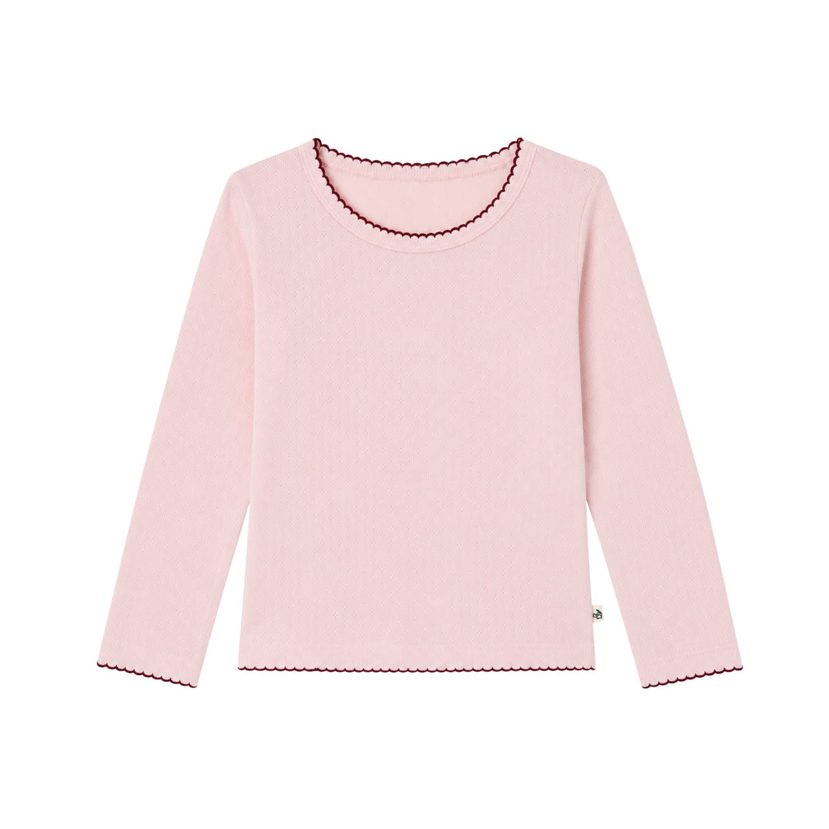 Blush Pointelle Top