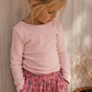 Blush Pointelle Top