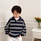 Navy Santi Collar Sweatshirt