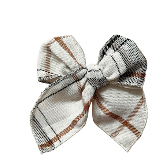 Plaid Fable bow