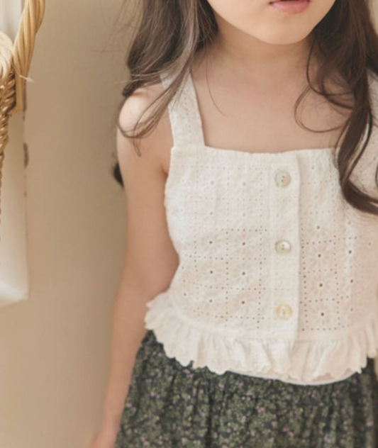 Eyelet top
