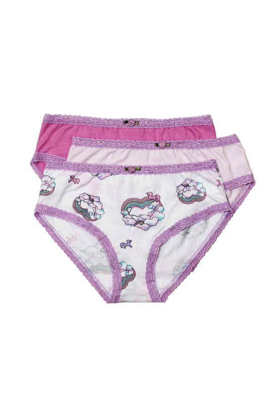 Unicorn Love Underwear Set-Pack of 3
