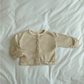 Pointelle Striped Cardigan
