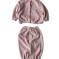Velour cardigan set
