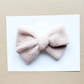 Knit Soft Pink Bow