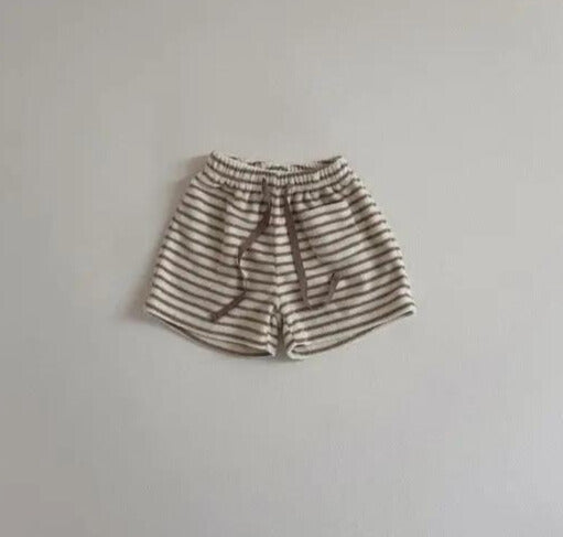 Striped Terry shorts