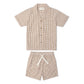 Caramel Check Set