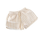 Yellow striped swim trunk