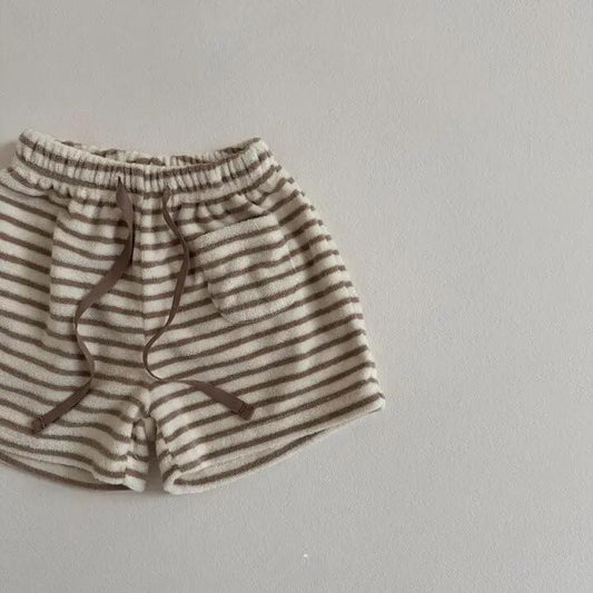 Striped Terry shorts