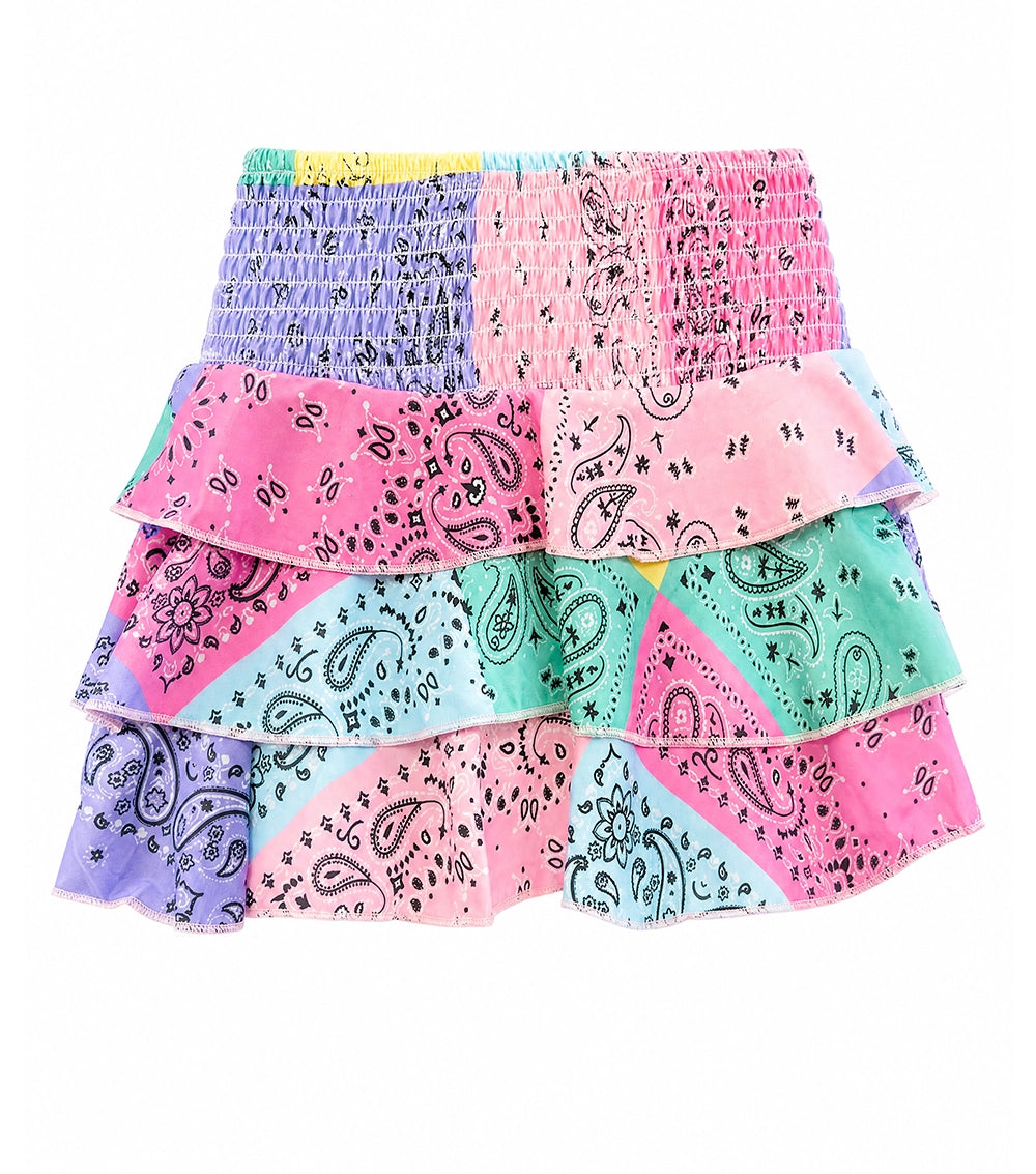 Bandana Ruffle Skirt