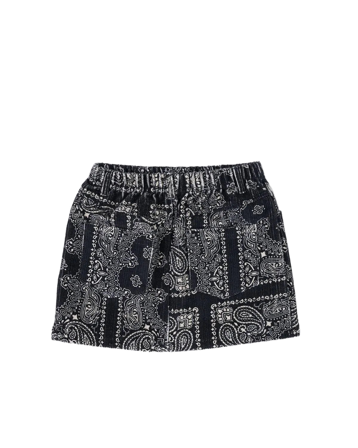 Bandana Corduroy Skirt
